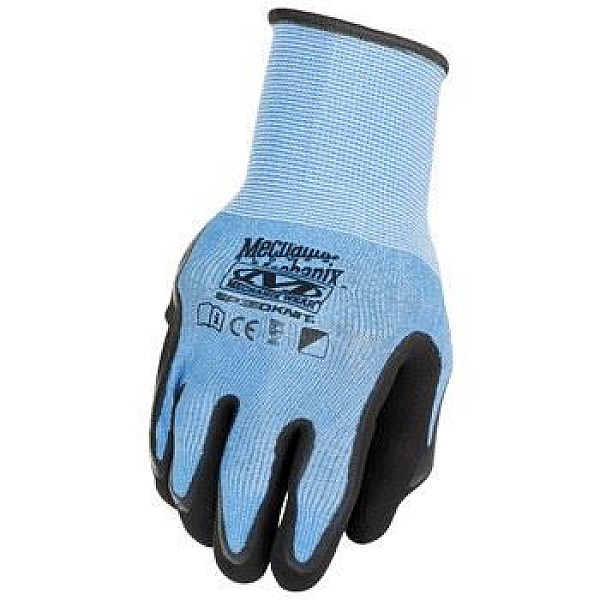 Cimdi pirkstaiņi Mechanix Wear S1CB-03-007. zila/melna. S