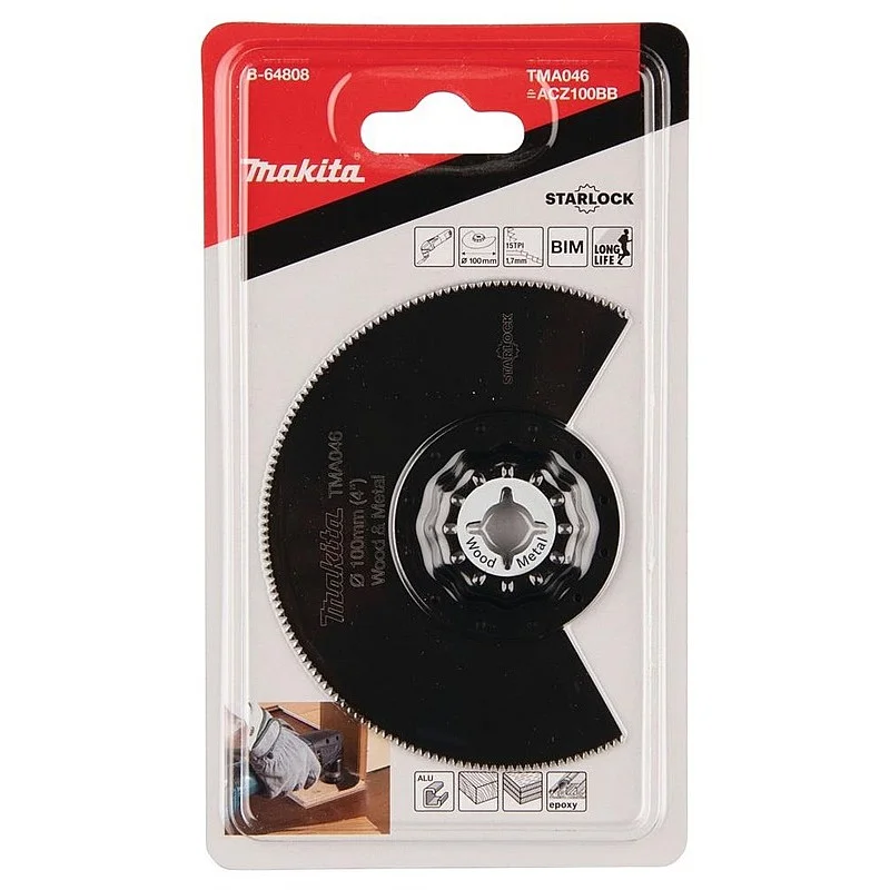 Medžio ir metalo pjovimo antgalis Makita TMA046 Medžio ir metalo pjovimo antgalis Makita TMA046