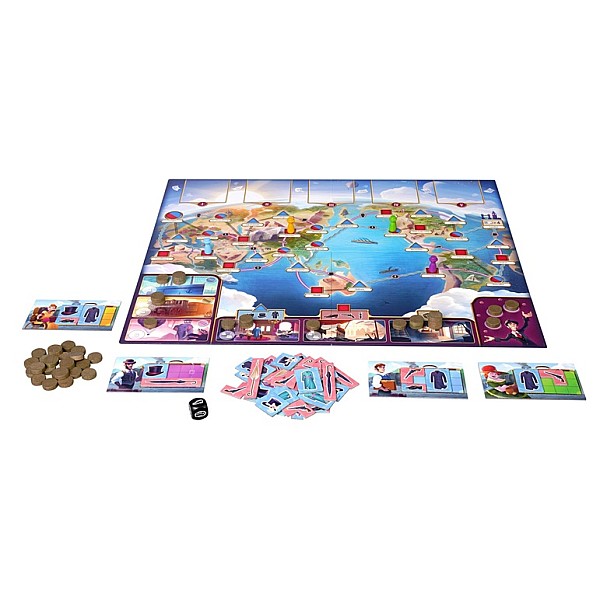 BOARDGAME PIATNIK 80 DAYS EST LV LT RUS