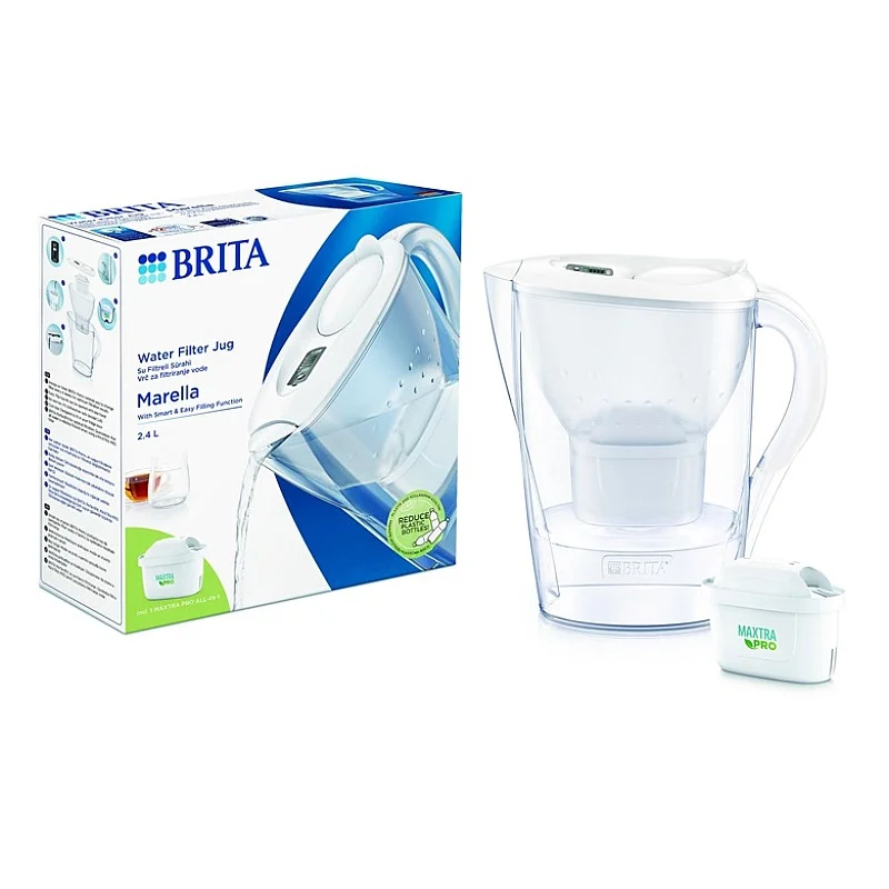 Vandens filtravimo indas Brita MARELLA. 2.4 l. balta