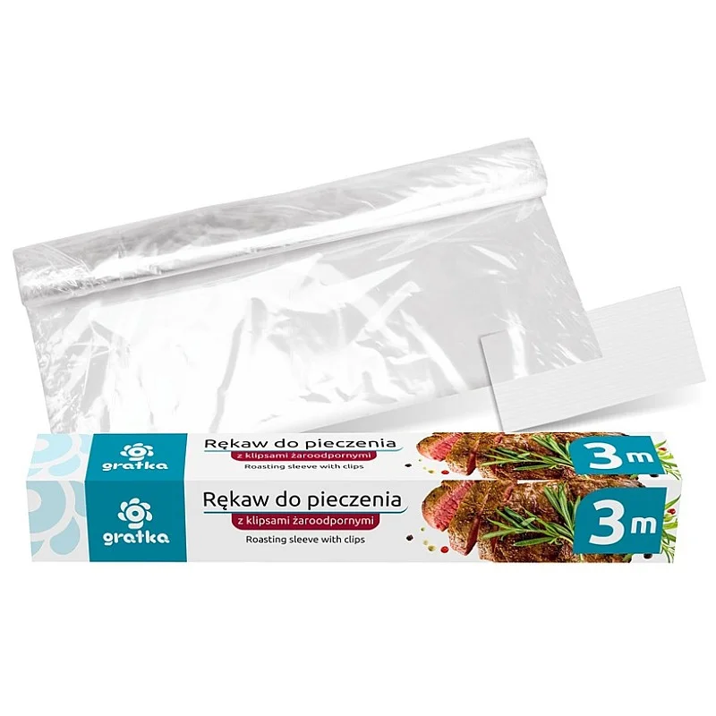 ROASTING SLEEVE WITH CLIPS 3MX29CM