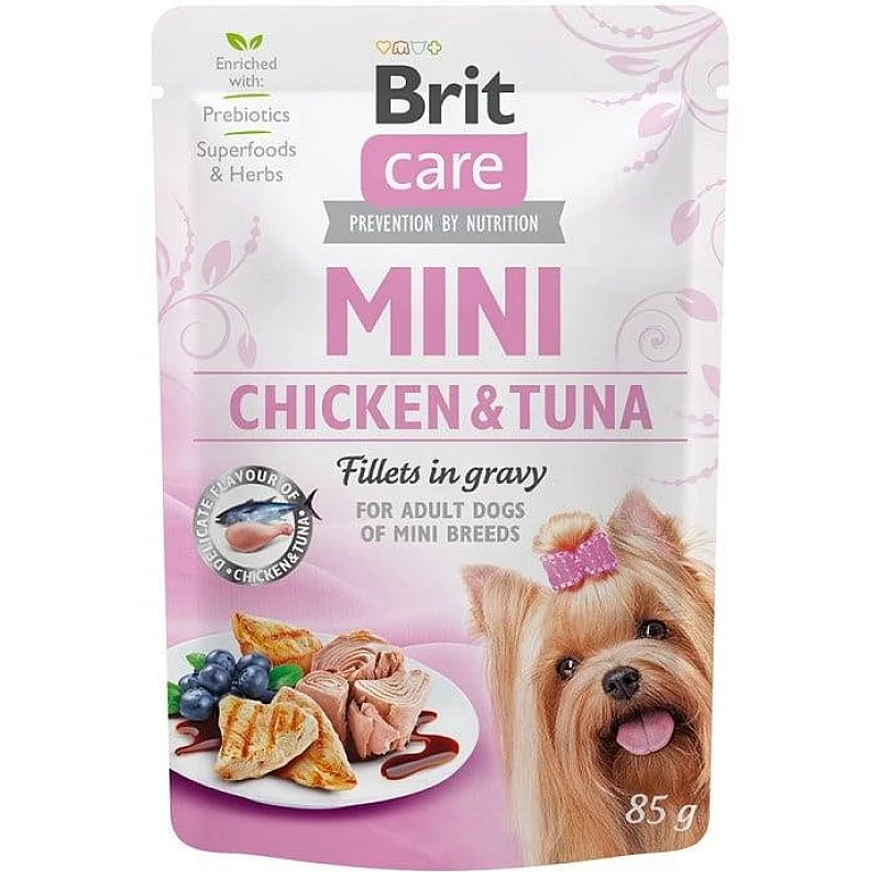 Mitrā barība (konservi) suņiem Brit Care Mini. zivs. 0.85 kg