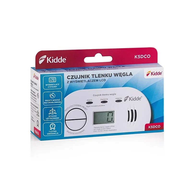 Smalkių daviklis KIDDE KID-K5DCO Smalkių daviklis KIDDE KID-K5DCO