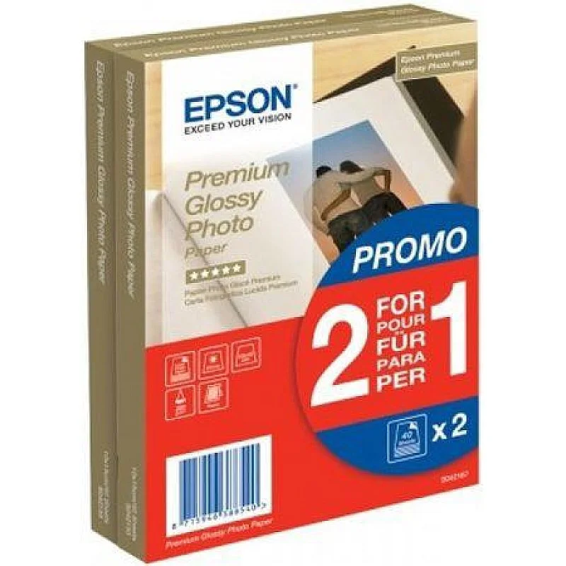 Foto papīrs Epson Premium 40 vnt. 10x15cm Foto papīrs Epson Premium 40 vnt. 10x15cm