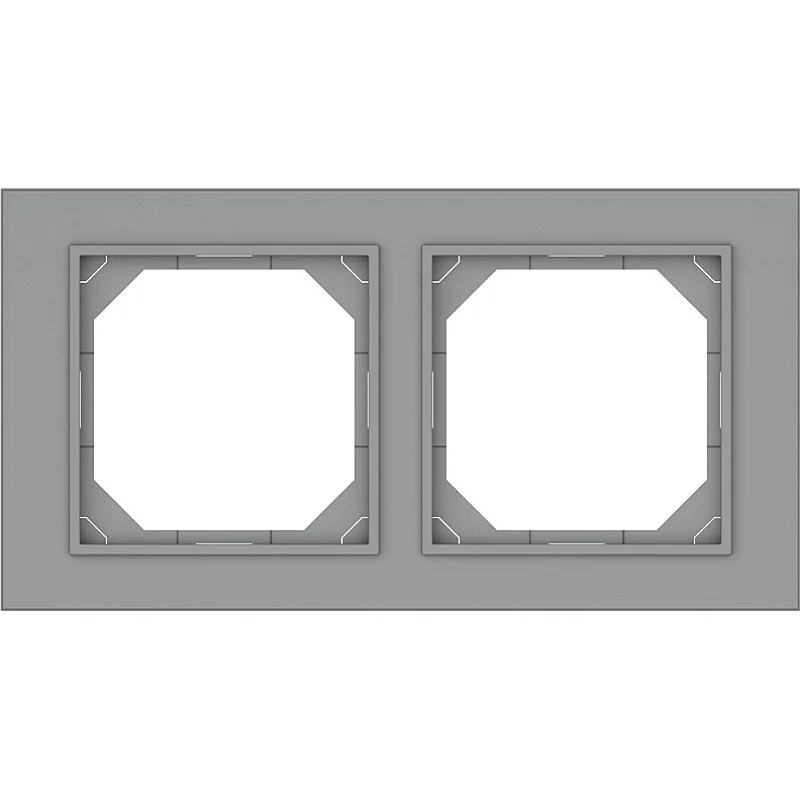 Dvivietis rėmelis VILMA QR1000. pilkos spalvos Dvivietis rėmelis VILMA QR1000. pilkos spalvos