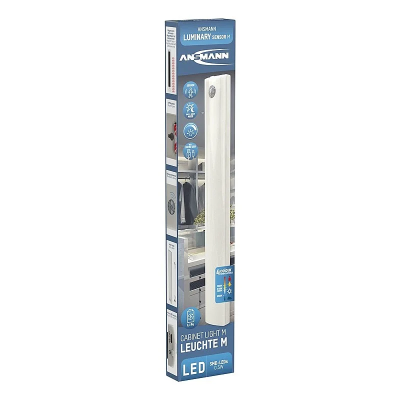 LUMINAIRE 0.5W IP20 25CM PIR