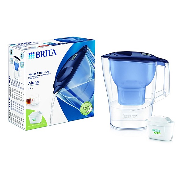 Ūdens filtra krūze Brita ALUNA. 2.4 l. zila