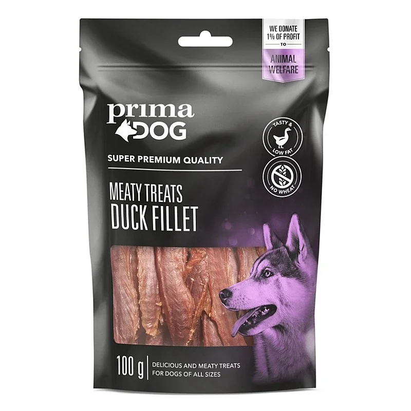 PRIMADOG TREAT DUCK FILLET 100 G