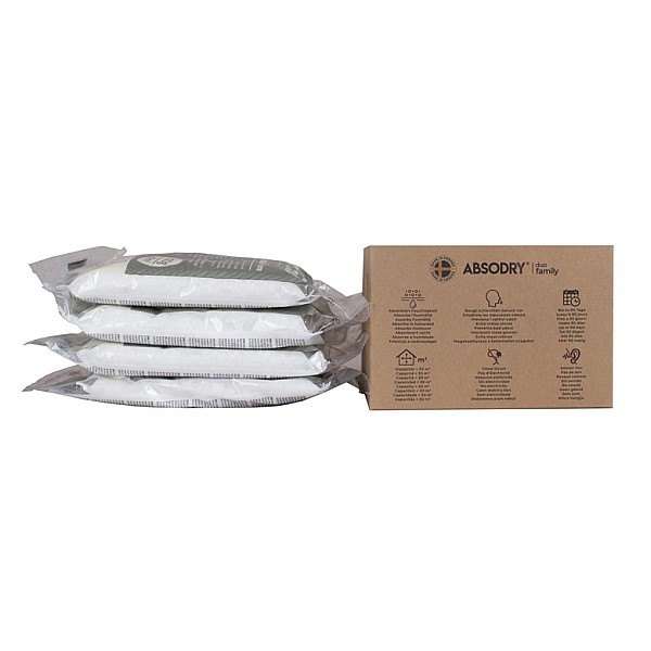 Mitruma absorbenta papildināšana Absodry. 4x300g