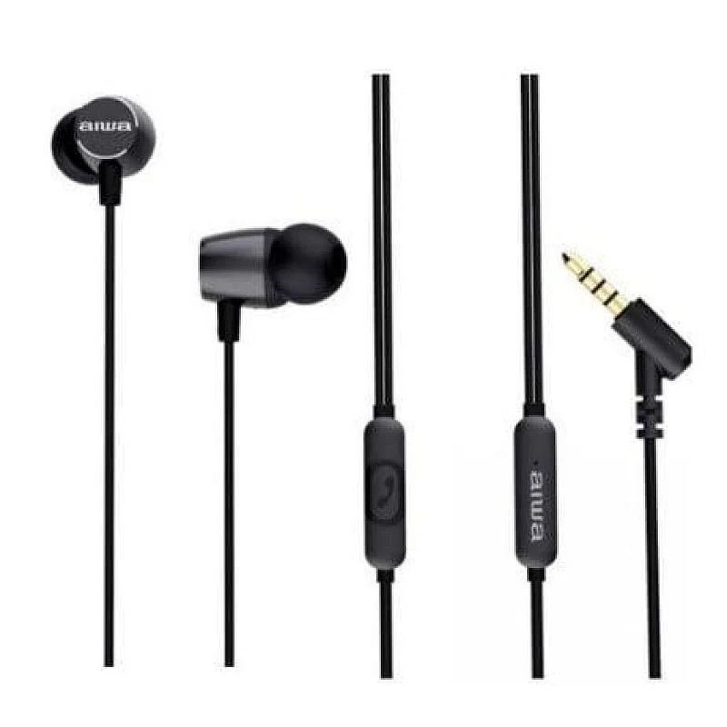 HEADPHONES 3.5MM ESTM-30BK AIWA BLACK