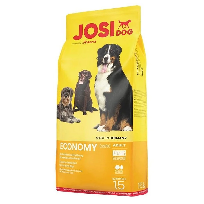 Sausā suņu barība Josera JosiDog Economy. pilngraudi. 15 kg
