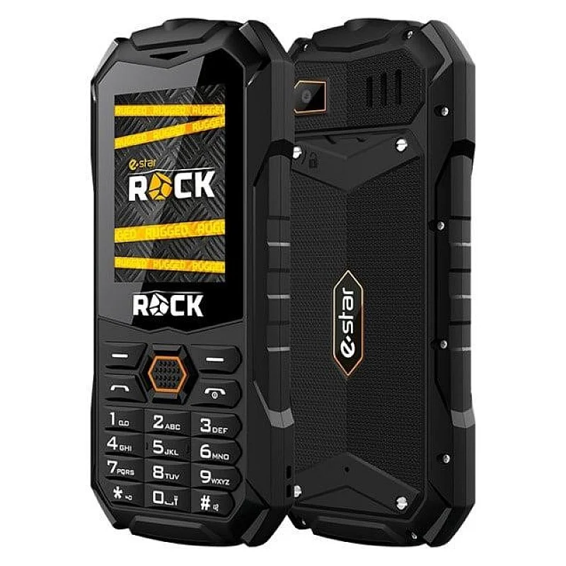 Mobilusis telefonas eStar Rock. juodas. 48MB/128MB