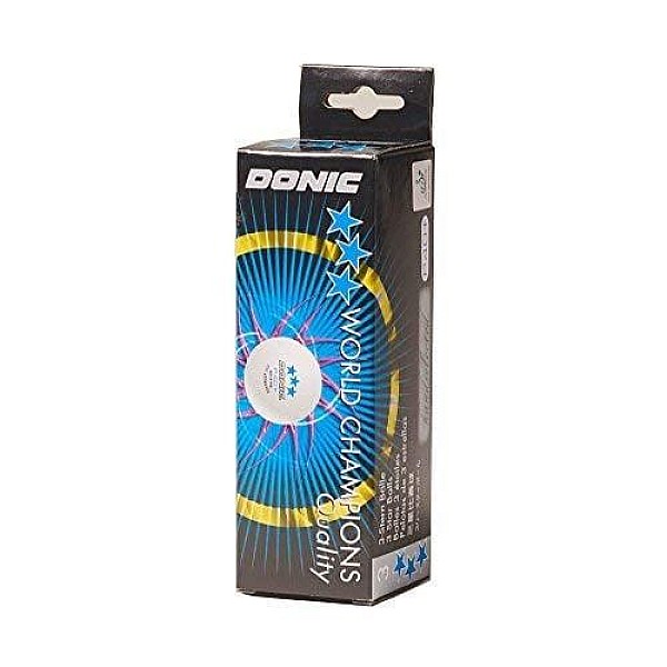 TABLE TENNIS BALL DONIC P40+ 3STAR 3PCS