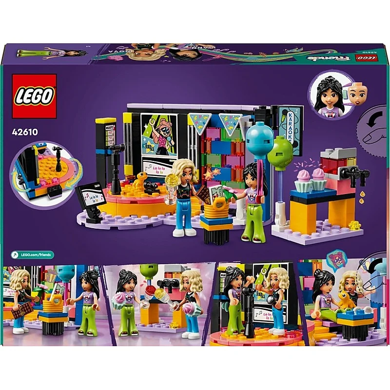 Konstruktorius LEGO® Friends Karaokės vakarėlis 42610 Konstruktorius LEGO® Friends Karaokės vakarėlis 42610