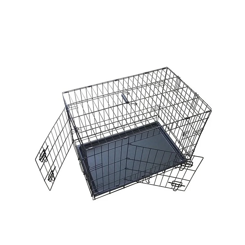 Suņa būris Höppy. 610 x 430 x 480 mm. metāls