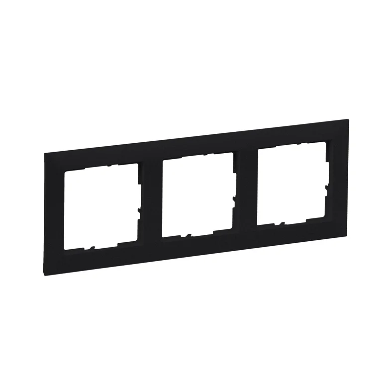 Trivietis rėmelis LEGRAND SUNO. juodos spalvos Trivietis rėmelis LEGRAND SUNO. juodos spalvos