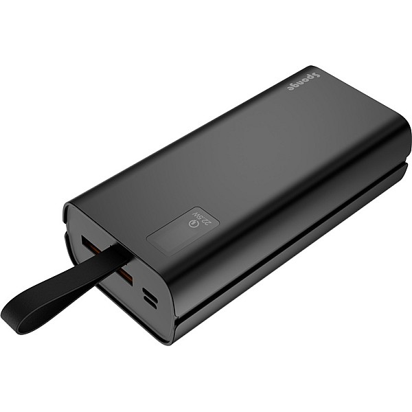 Nešiojamas įkroviklis Sponge Energy 30000 mAh. 22.5 W. pilka