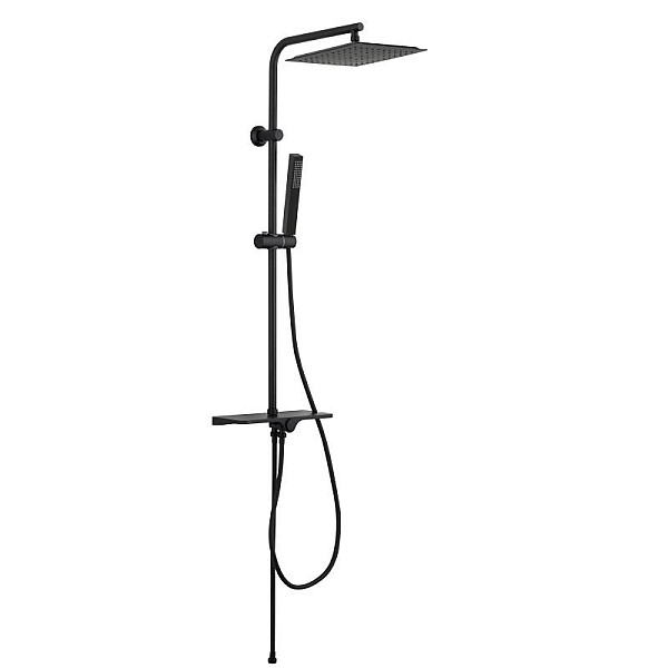 SHOWER SET INVENA SVART AU-85-D04-XBL