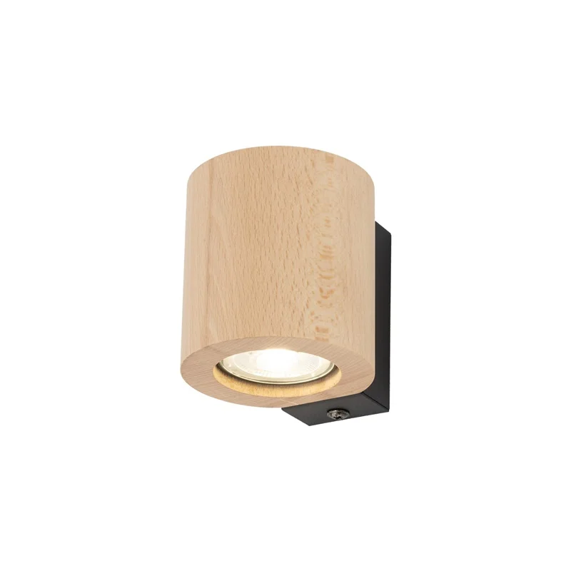 LAMP WALL EVE WOOD GU10 10W