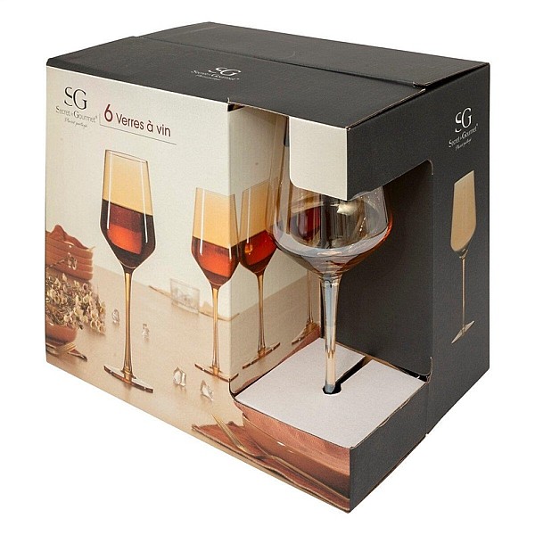 SET WINE GLASS 6PCS OLGA 450ML