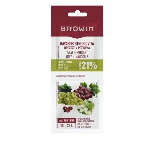 YEAST BAYANUS AND NUTRIENT UNIVERSAL 17G