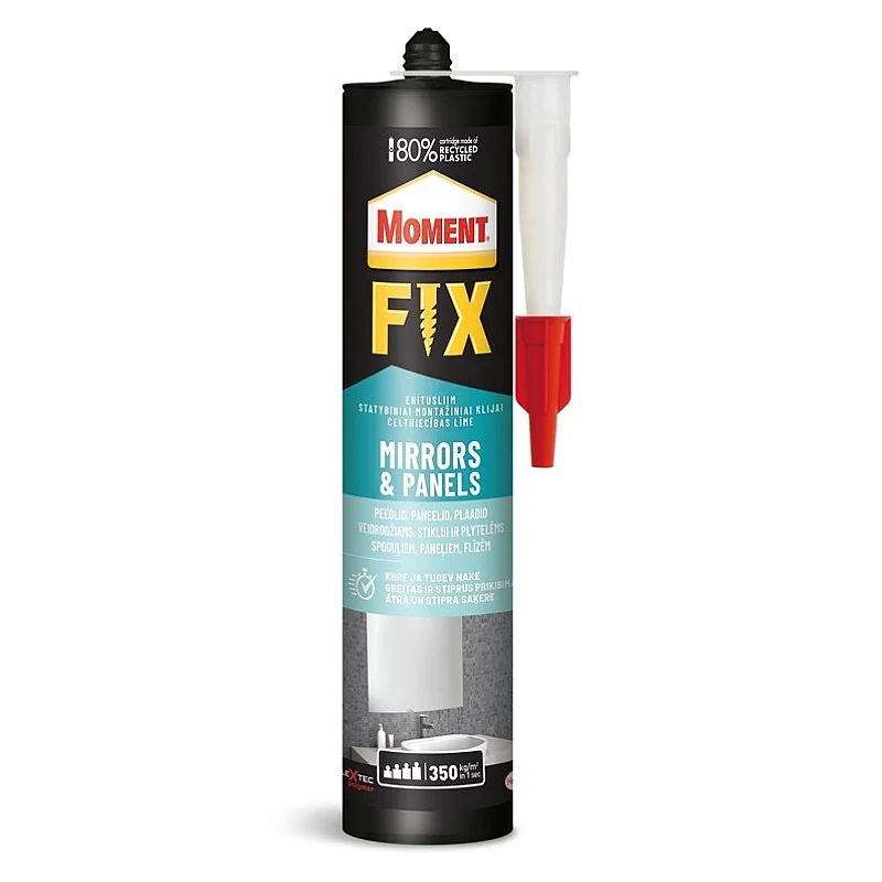 Klijai montažiniai Moment FIX Mirrors & Panels. 440 g