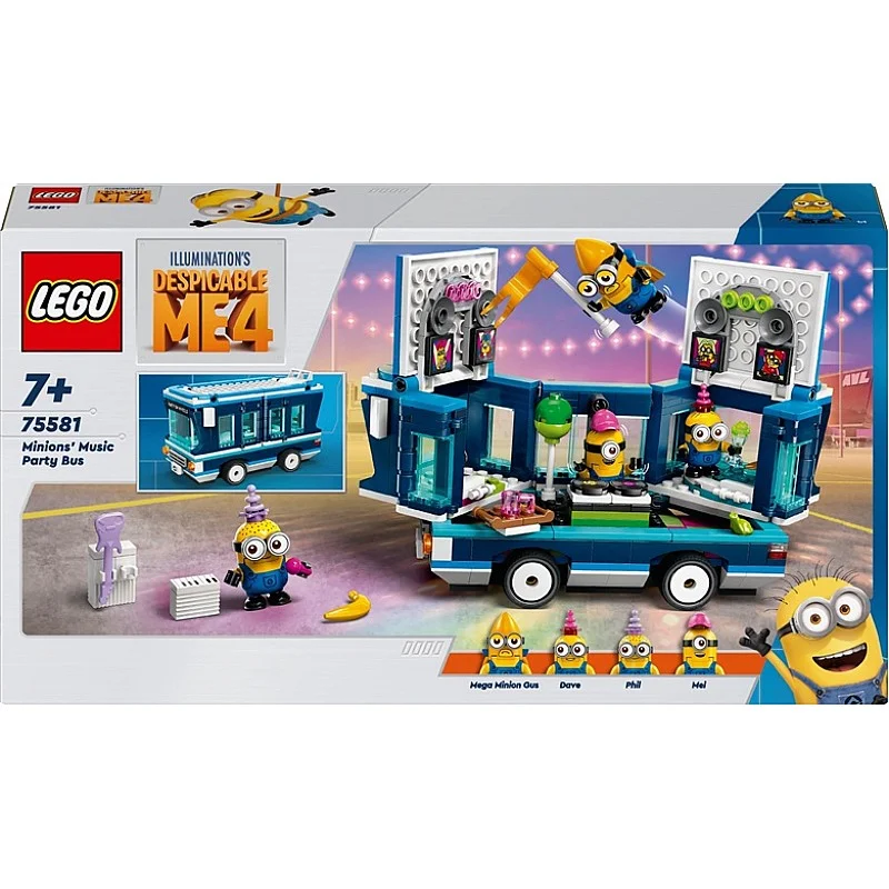 CONSTRUCTOR MINIONS MUSIC PARTY BUS