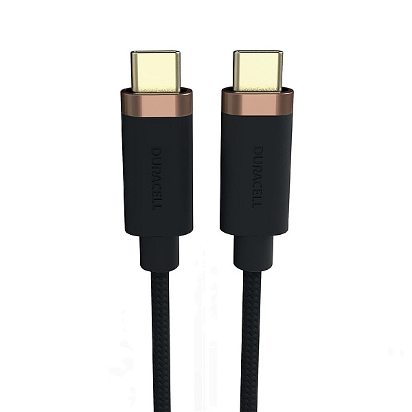 Laidas Duracell USB7030A. USB Type C. 1 m. pilka