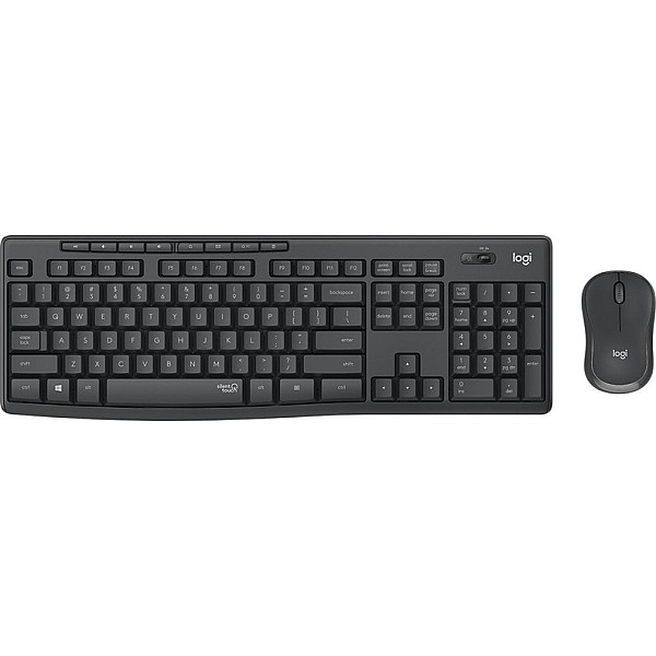 Klaviatūra Logitech MK295 Silent Combo EN. juoda. belaidė