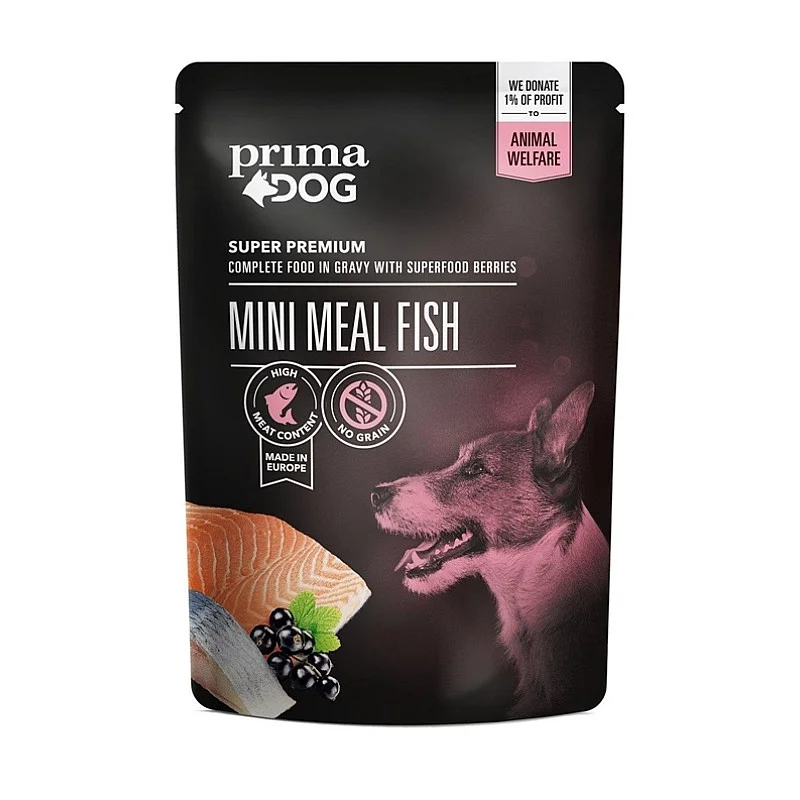 DOG FOOD MINI MEAL FISH 85G