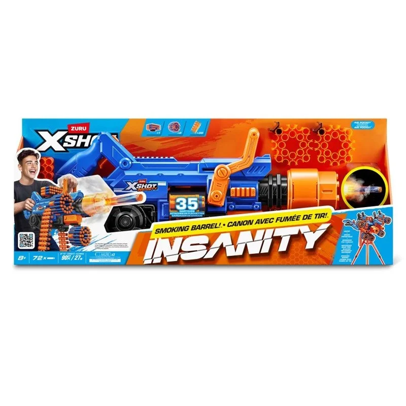 Rotaļu ierocis ar lodēm XSHOT Insanity 36823 Rotaļu ierocis ar lodēm XSHOT Insanity 36823