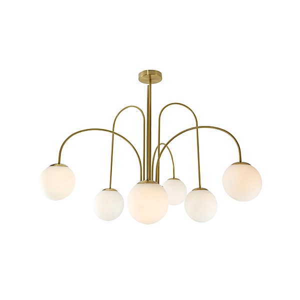 PENDANT LIGHT KAFF 6XE27 GOLD