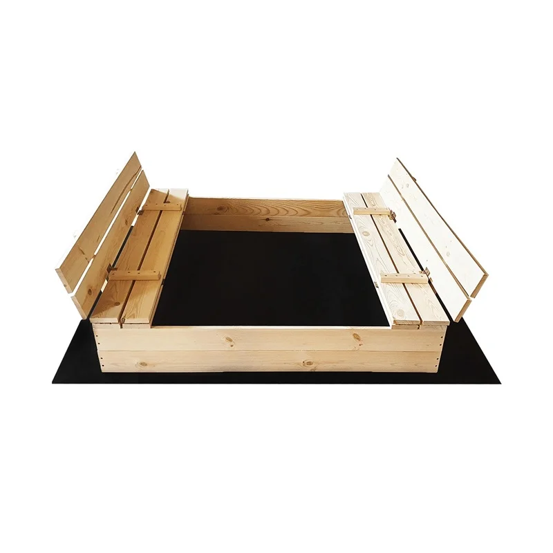 SAND BOX120X120CM WITH BENCH