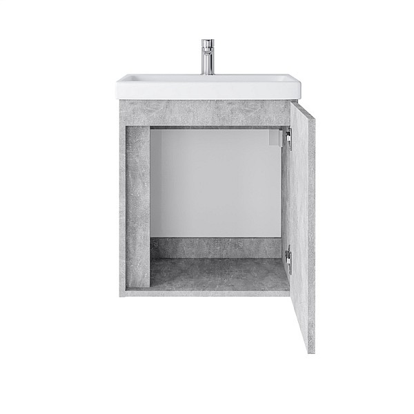 CAB WITH WASHBASIN WTU-50BT-PM CONCRETE