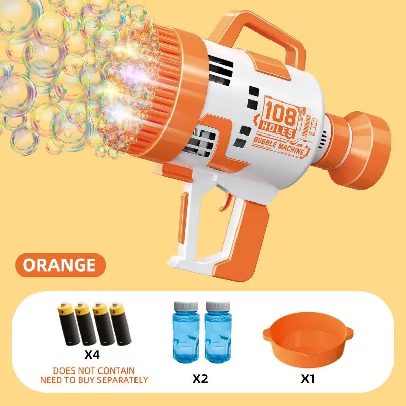 SOAP BUBBLES GUN WITH 108 HOLES KB1143 SOAP BUBBLES GUN WITH 108 HOLES KB1143