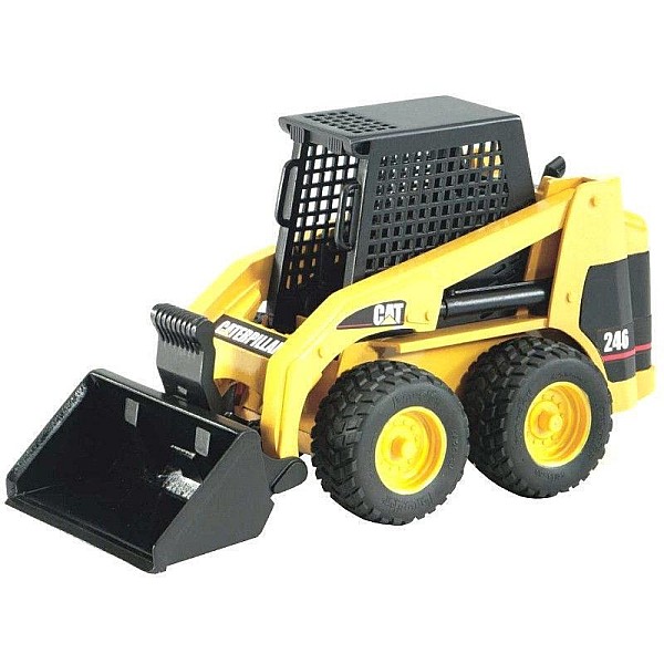 TOY SKID STEER LOADER CAT BRUDER 2481