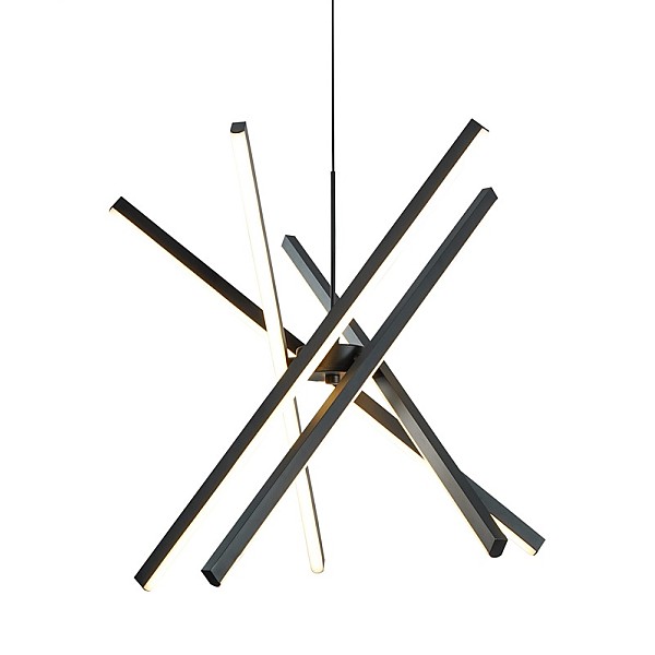 PENDANT LED LIGHT SIBIU 48W 4000K BLACK