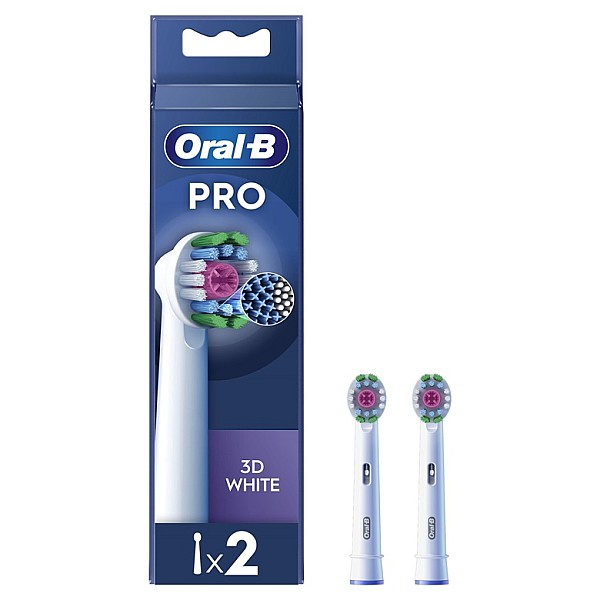 BRUSH HEAD EB18-2 3D ORAL-B 2PCS