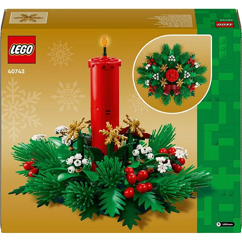 CONSTR LEGO CHRISTMAS TABLE DECOR 40743