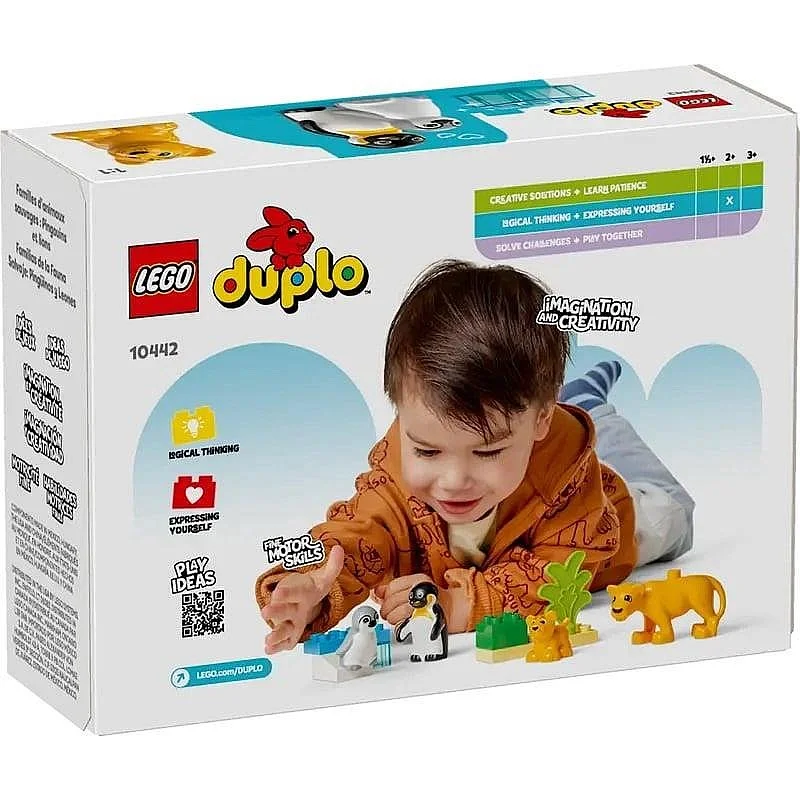 LEGO® Duplo Laukinių gyvūnų šeimos 10442. 10 vnt.