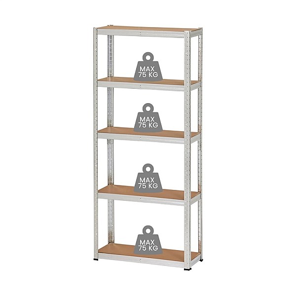 STORAGE SHELF 4IQ. 30X75X172CM 75KG