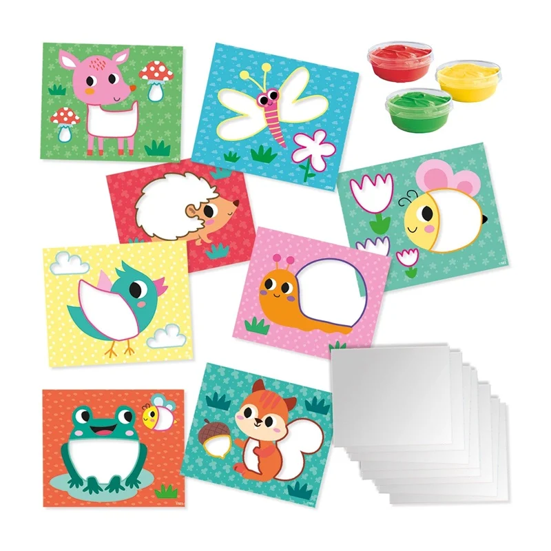 Radošais komplekts SES Creative Eco Fingerpaint Cards 24925 Radošais komplekts SES Creative Eco Fingerpaint Cards 24925