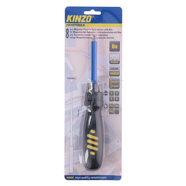 SCREWDRIVER MAGNET_BIT 8PCS