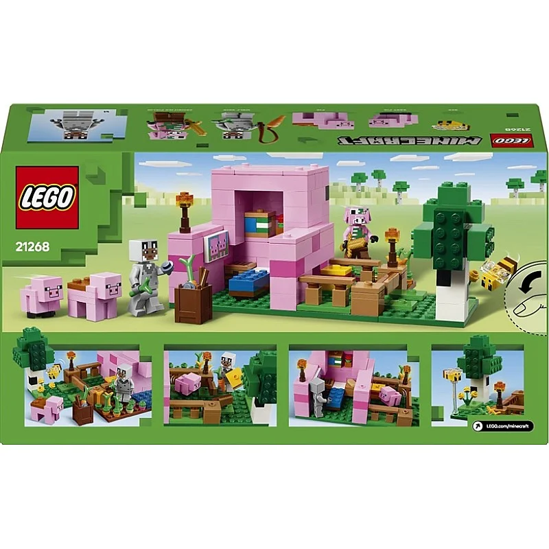 LEGO® Minecraft The Baby Pig House 21268. 238 vnt. LEGO® Minecraft The Baby Pig House 21268. 238 vnt.