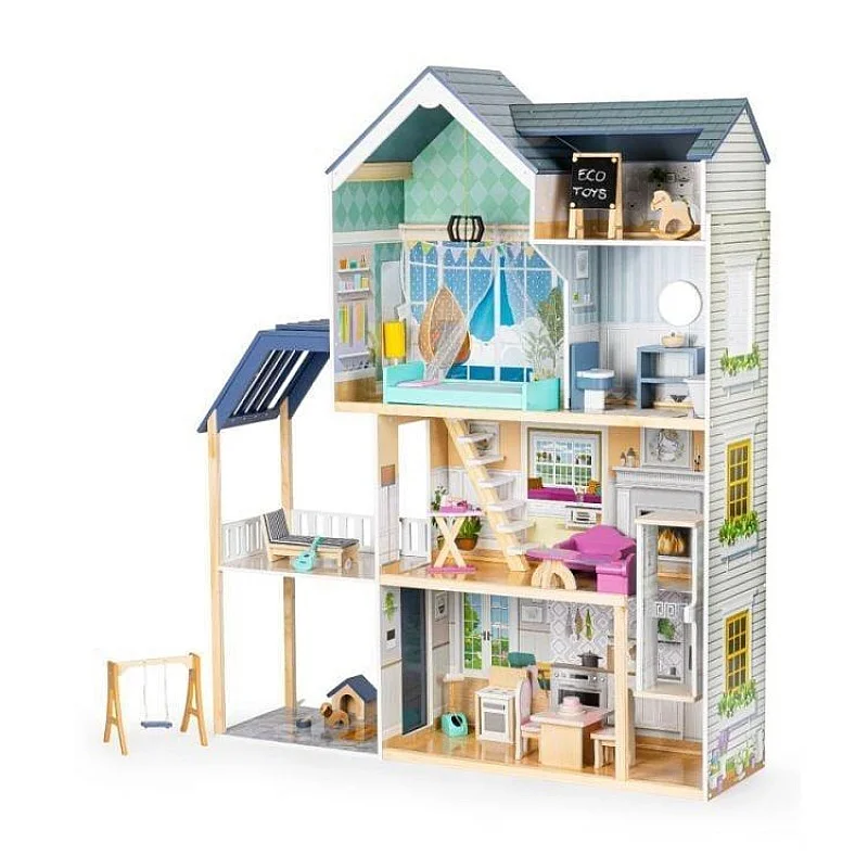 TOY WDEN DOLL HOUSXXL MAYA 8101
