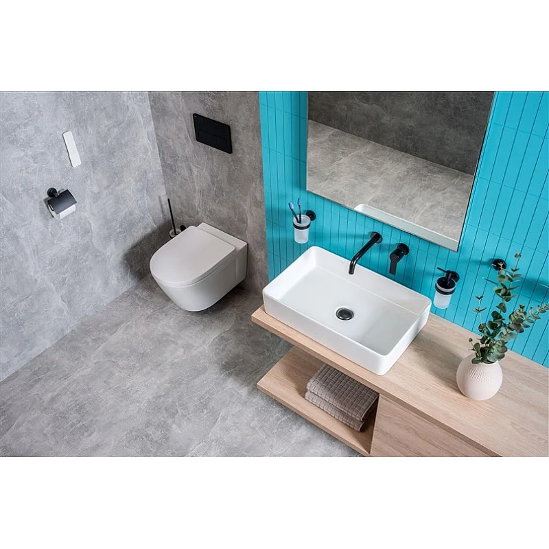 WC WALLHUNG RIMLES VTXCUBITO STYLE WHTE