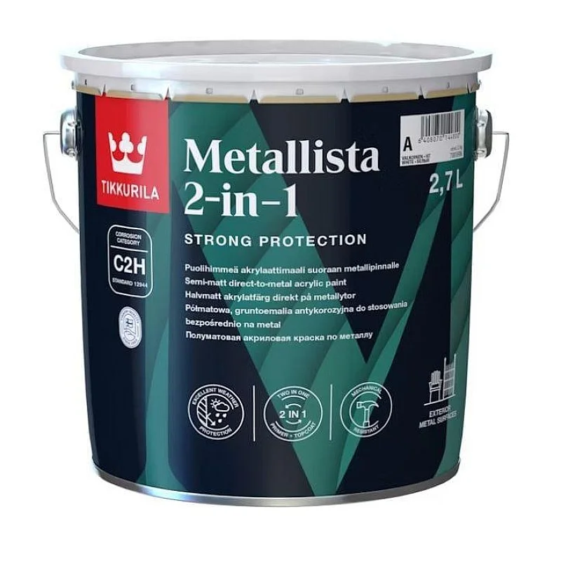 PAINT METALLISTA 2IN1 A WHITE 2.7L PAINT METALLISTA 2IN1 A WHITE 2.7L