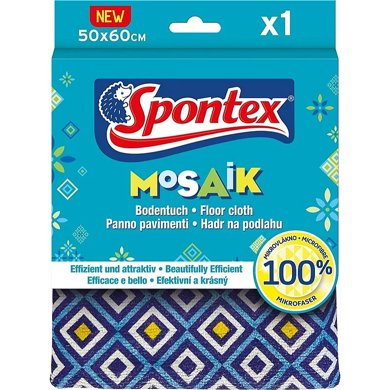 Šluostė mikropluošto grindims Mosaik 50x60cm Šluostė mikropluošto grindims Mosaik 50x60cm