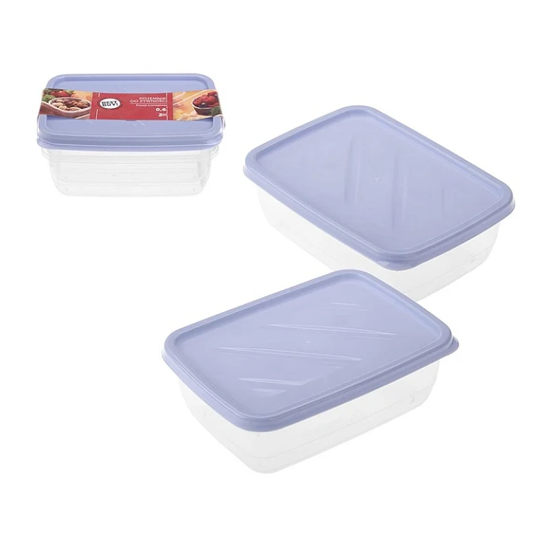 SET FOOD CONTAINER 2X600 ML