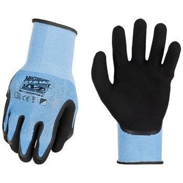 Cimdi pirkstaiņi Mechanix Wear S1CB-03-009. zila/melna. L